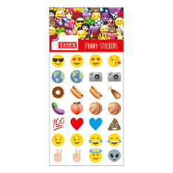 Tanex Damla Emoji Etiket 6’lı TDE104 - Thumbnail