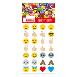 Tanex Damla Emoji Etiket 6’lı TDE106 - Thumbnail