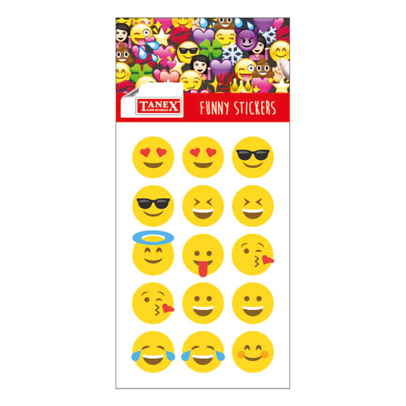 Tanex Damla Emoji Etiket TDE110