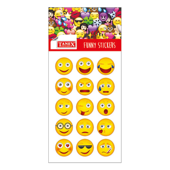 Tanex Damla Emoji Etiket TDE111
