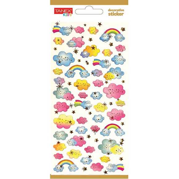 Tanex Decorative Sticker - 1 Puffy Etiketi TNX-5000