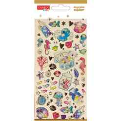 Tanex Decorative Sticker - 14 Puffy Etiketi TNX-5013 - Thumbnail