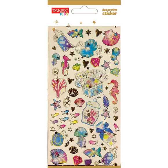 Tanex Decorative Sticker - 14 Puffy Etiketi TNX-5013
