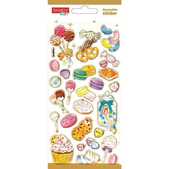 Tanex Decorative Sticker - 17 Puffy Etiketi TNX-5016