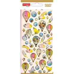 Tanex Decorative Sticker - 2 Puffy Etiketi TNX-5001 - Thumbnail