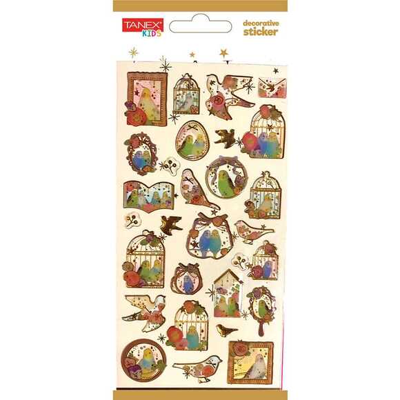 Tanex Decorative Sticker - 21 Puffy Etiketi TNX-5020