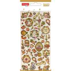 Tanex Decorative Sticker - 22 Puffy Etiketi TNX-5021 - Thumbnail