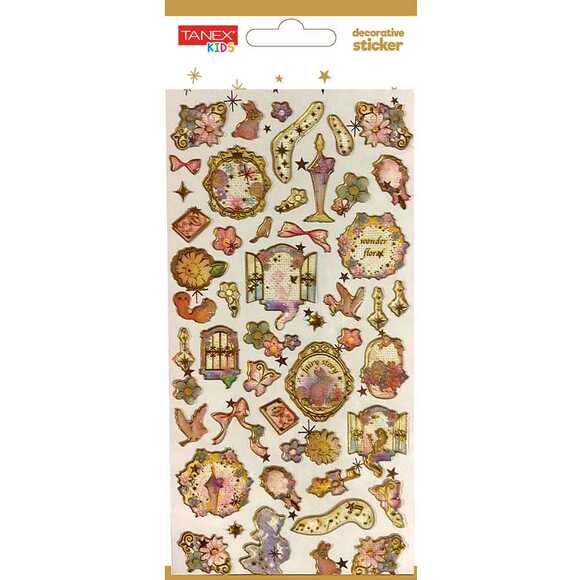 Tanex Decorative Sticker - 22 Puffy Etiketi TNX-5021