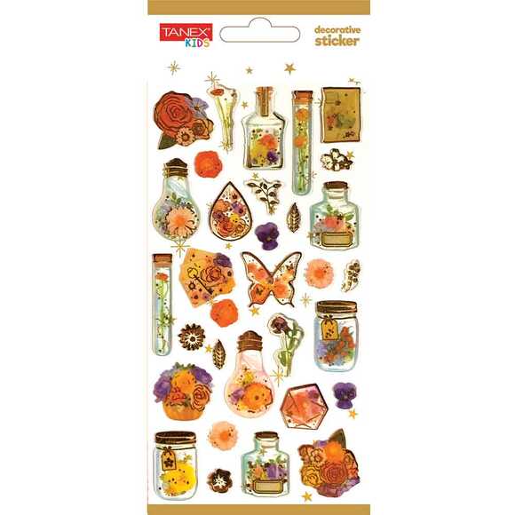 Tanex Decorative Sticker - 24 Puffy Etiketi TNX-5023