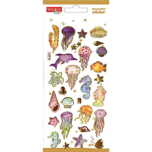 Tanex Decorative Sticker - 3 Puffy Etiketi TNX-5002