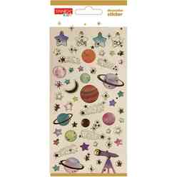 Tanex Decorative Sticker - 7 Puffy Etiketi TNX-5006 - Thumbnail