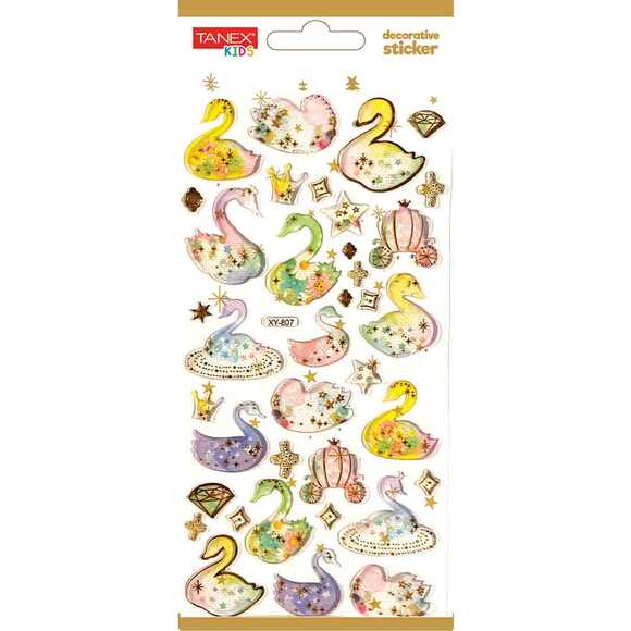 Tanex Decorative Sticker - 9 Puffy Etiketi TNX-5008