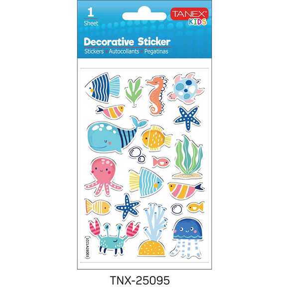 Tanex Deniz Canlıları Serisi Sticker TNX-25095