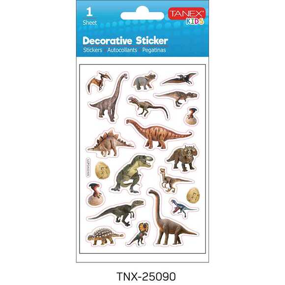Tanex Dinozorlar Serisi Sticker TNX-25090