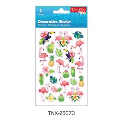 Tanex Flamingo Serisi Etiketi TNX-25073 - Thumbnail