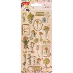 Tanex - Tanex Floral Fantasia Sticker - 4 Puffy TNX-5027