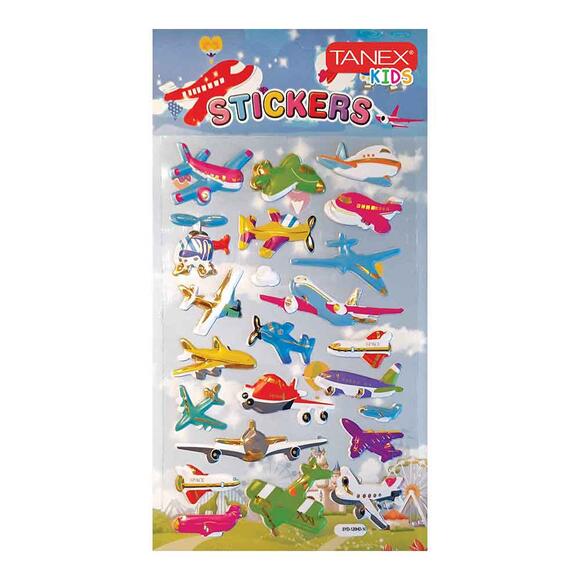 Tanex Hava Taşıtları Serisi 3D Sticker TNX-26156