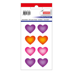 Tanex Kalp Etiket Karışık 20 mm 6’lı TDE148 - Thumbnail