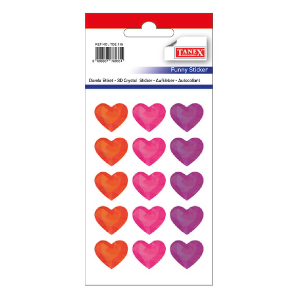 Tanex Kalpli Hologram Etiket TDE115