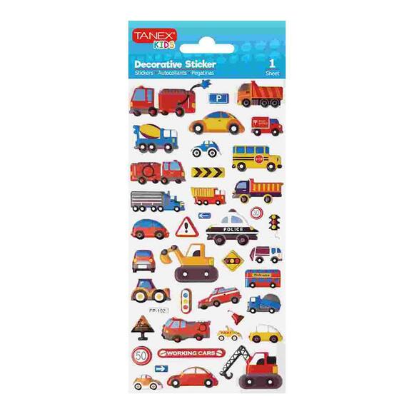 Tanex Kara Taşıtları Serisi Sticker TNX-25134