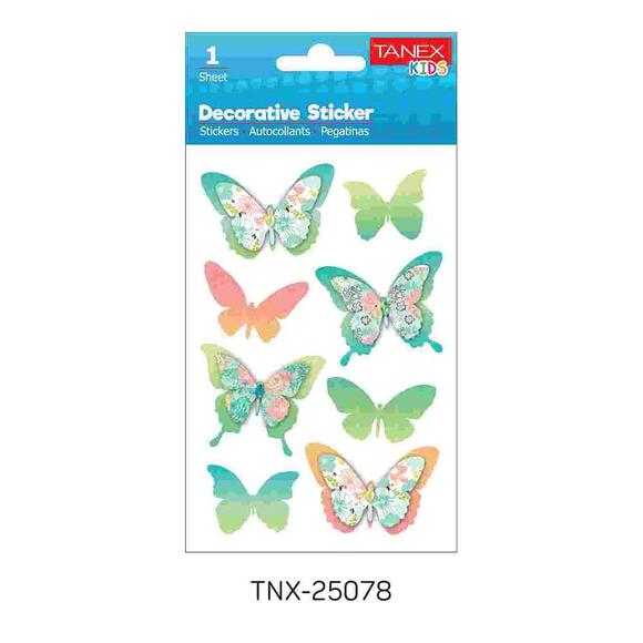 Tanex Kelebek Serisi Etiketi TNX-25078