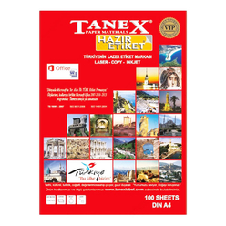 Tanex Lazer Etiket 70x35 mm 2324 - Thumbnail