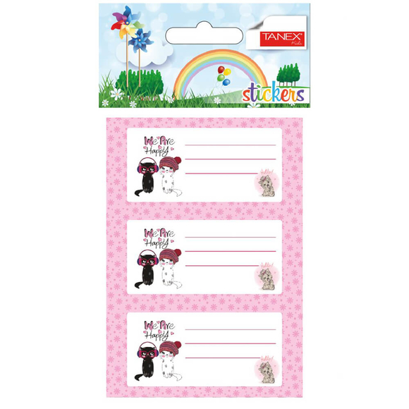 Tanex Okul Etiketi 3’lü 6020