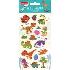 Tanex Old Dinosaur Sticker - 2 Puffy Etiket TNX-5071 - Thumbnail