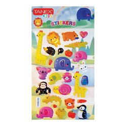 Tanex Orman Canlıları Serisi 3D Sticker TNX-26151 - Thumbnail