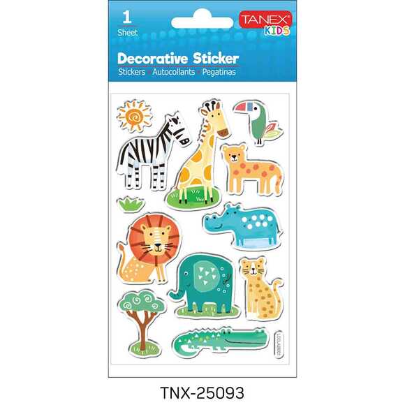 Tanex Orman Hayvanları-1 Serisi Sticker TNX-25093