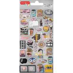 Tanex Şeffaf Kristal - 5 Serisi Sticker TNX-26505 - Thumbnail