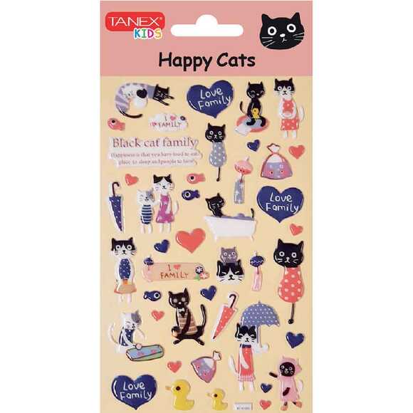 Tanex Sempatik Kedi - 3 Serisi Sticker TNX-25143