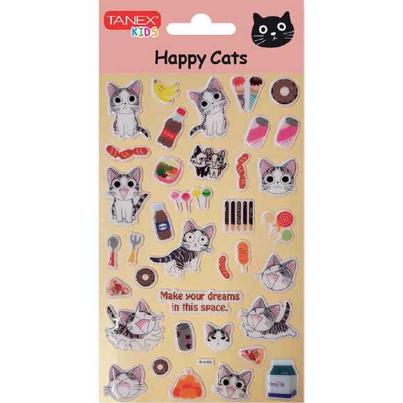 Tanex Sempatik Kedi - 6 Serisi Sticker TNX-25146