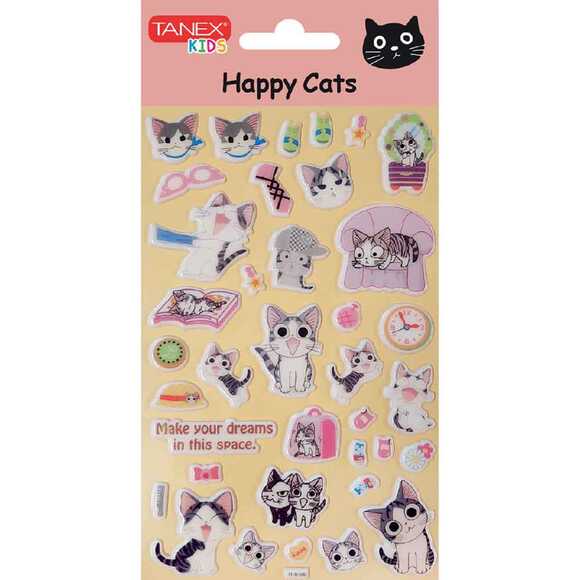 Tanex Sempatik Kedi - 8 Serisi Sticker TNX-25148
