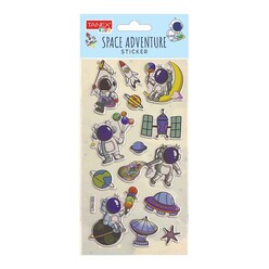 Tanex Space Adventure Stıcker-5 Puffy Etiket TNX-5086 - Thumbnail