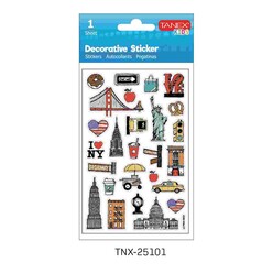 Tanex Turistik Yerler-1 Serisi Sticker TNX-25101 - Thumbnail