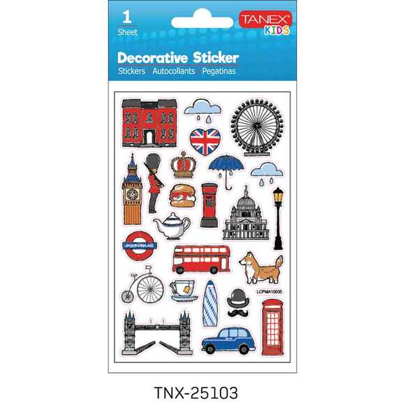 Tanex Turistik Yerler - 3 Serisi Sticker TNX-25103