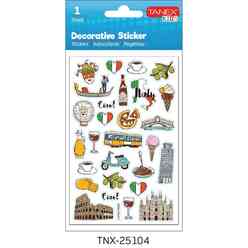 Tanex Turistik Yerler - 4 Serisi Sticker TNX-25104 - Thumbnail
