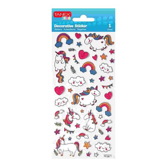 Tanex Unıcorn Serisi Sticker TNX-25122
