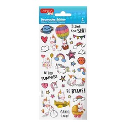 Tanex Unıcorn Serisi Sticker TNX-25123 - Thumbnail