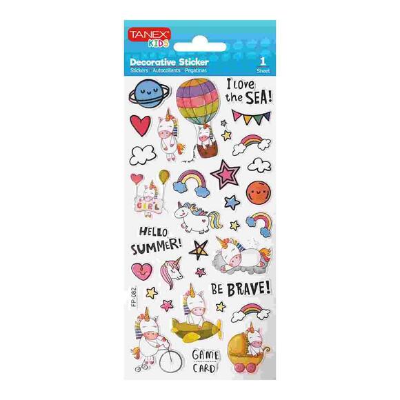 Tanex Unıcorn Serisi Sticker TNX-25123