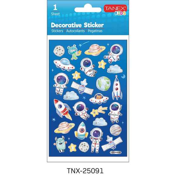 Tanex Uzay Serisi Sticker TNX-25091