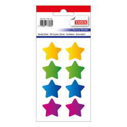 Tanex Yıldız Etiket Karışık 25 mm 6’lı TDE142 - Thumbnail