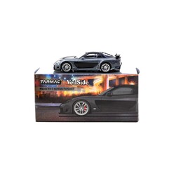Tarmac Works 1:64 Mazda RX-7 VeilSide Fortune7 Grey Metallic / Black T64G-075-GY - Thumbnail