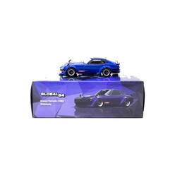 Tarmac Works - Tarmac Works 1:64 Nissan Fairlady Z S30 Widebody Blue - Designed by Jon Sibal T64G-062-BL