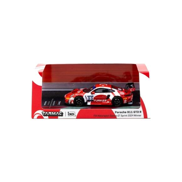 Tarmac Works X Diecast Turkey Porsche 911 GT3 R / FIA Motorsport Games GT Sprint 2024 Winner / Ayhan