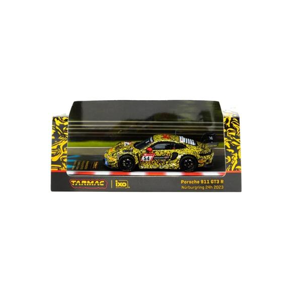 Tarmac Works X iXO Models 1:64 Porsche 911 GT3 R Nürburgring 24h 2023- Ayhancan Güven T64-084-23NUR5