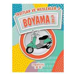 yediveren Yayınları - Taşıtlar Ve Meslekler-2 Boyama Kitabı