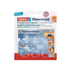 Tesa Powerstrips Sökülebilir Askı Şeffaf 58900-17 - Thumbnail