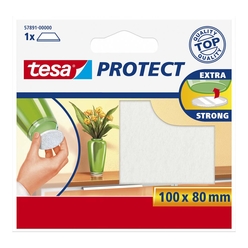 Tesa Zemin Koruyucu Keçe 100mm x 80mm Beyaz 57891 - Thumbnail